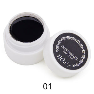 BUKAKI 1 Box 3D Rainbow Pigment Chrome Nail Powder Nail Gel Lacquer Nail Glitter Hologram Rainbow Holographic Powder